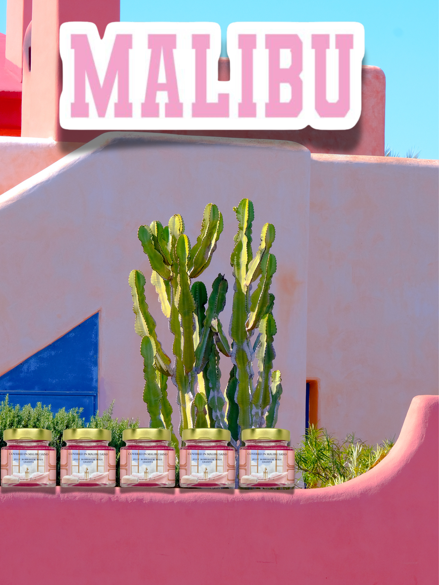 Covered in Malibu Sand • Body granita